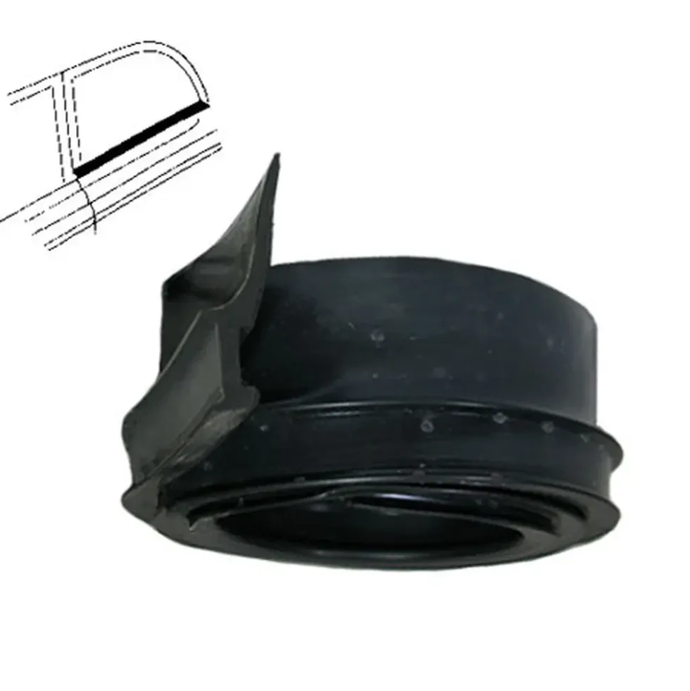 Lèche-vitres extérieurs arrière pour Volkswagen Coccinelle Cabriolet 66-> - 2 pièces