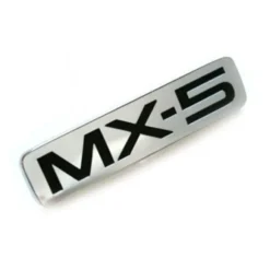 Logo "MX-5" chromé pour Mazda MX5 NB et NBFL