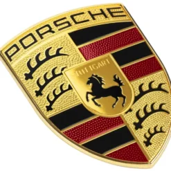 Logo PORSCHE capot avant pour Porsche 981 Cayman (2012-2016)
