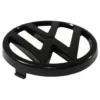 Logo VW 84mm noir de calandre 7 barrettes pour VW Polo 2 86C GT G40 (09/1985-09/1989) et VW Jetta 2 (12/1983-07/1987)