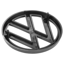 Logo VW 95mm noir de calandre pour VW Golf 1 Berline Cabriolet Caddy Jetta 1 et Scirocco (-1987)