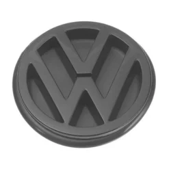 Logo VW noir satiné de centre de face arrière ou de coffre pour VW Corrado Passat B3 et Polo 2F (02/1988-07/1995)