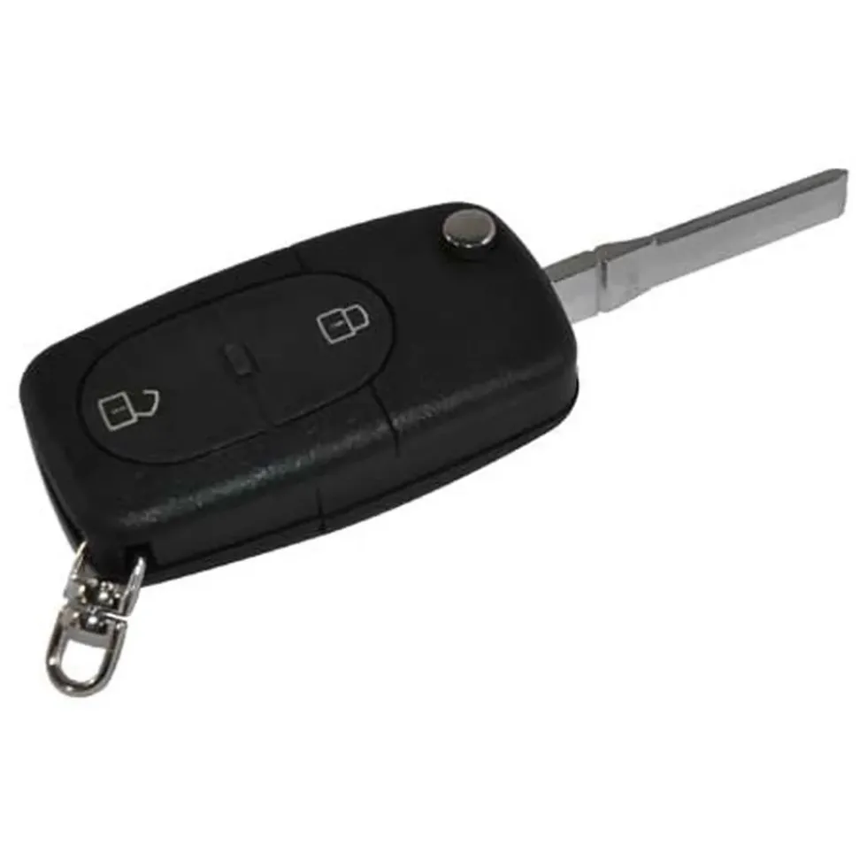 Matrice de clé et coque de télécommande pour Audi A3, A4 à 2 boutons (pourpile 1616)