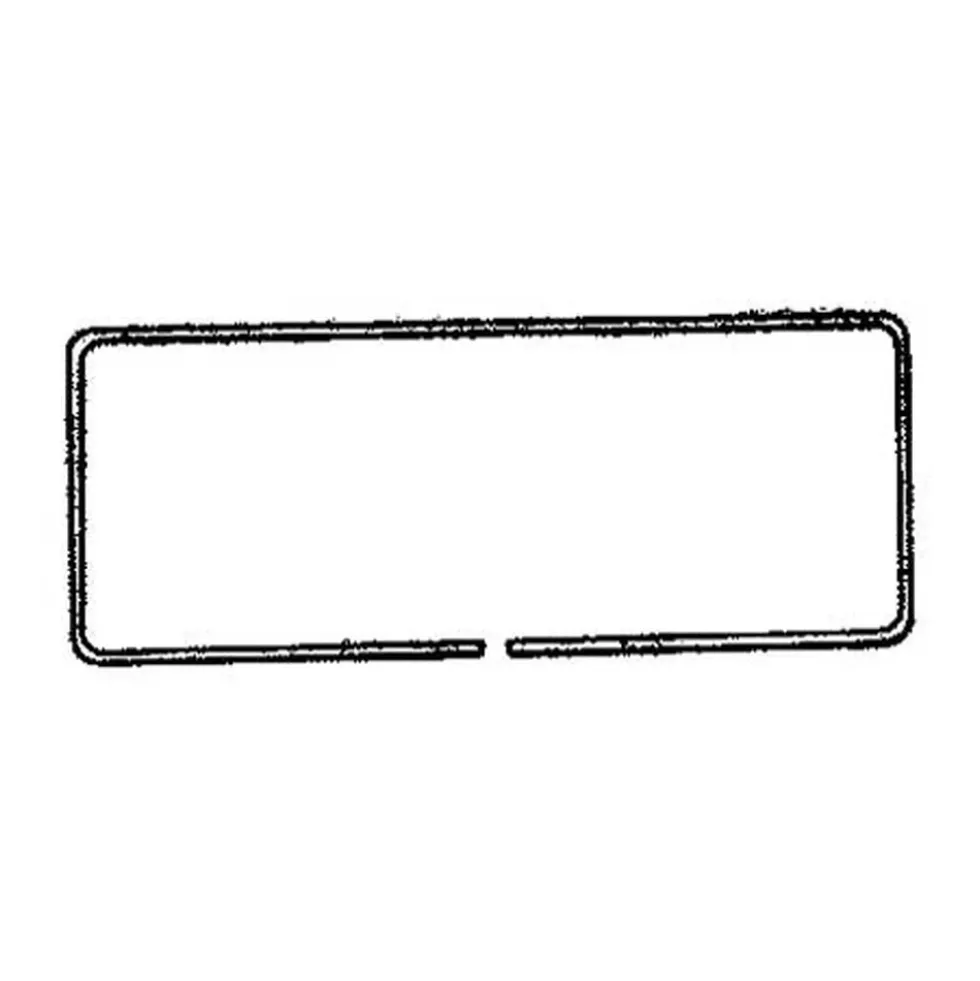 Moulure aluminium DeLuxe de vitre centrale droite pour Combi 68 ->79