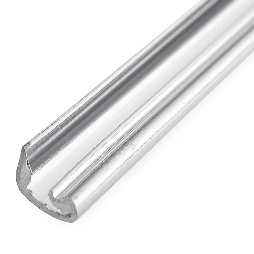 Moulure chromée de gouttière de toit en aluminium poli pour BMW Série 02 E10 Berline (03/1966-07/1977) - côté conducteur