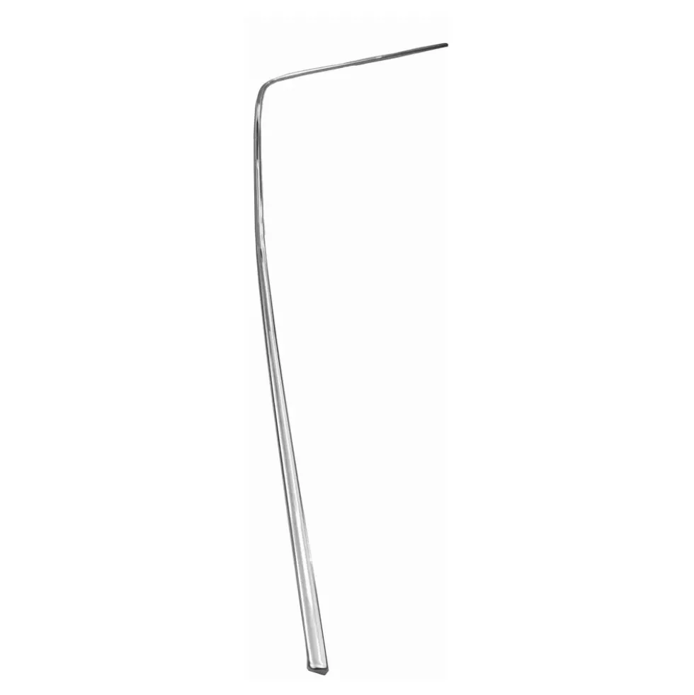 Moulure chromée de gouttière de toit en aluminium poli pour BMW Série 02 E10 Berline (03/1966-07/1977) - côté conducteur