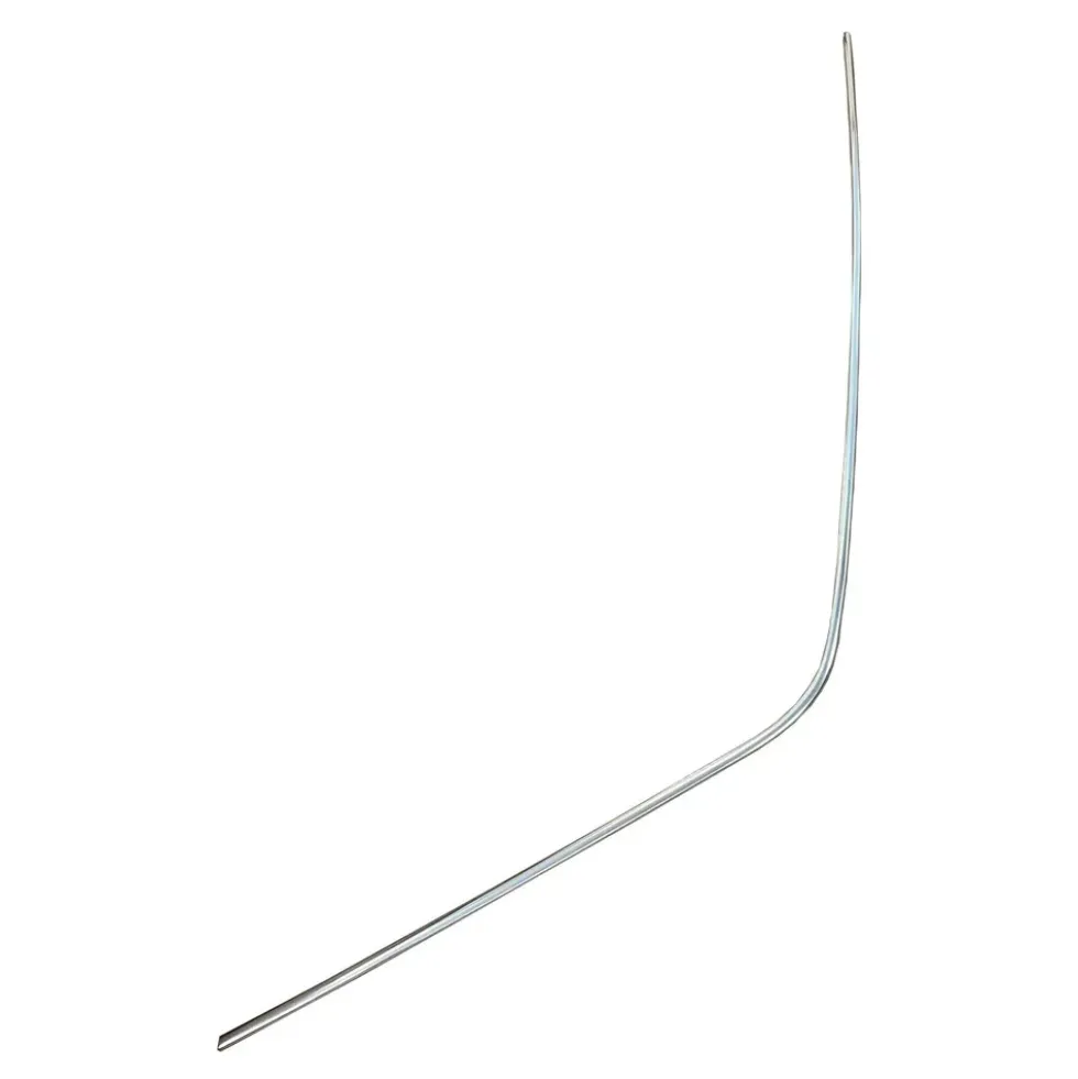 Moulure chromée de gouttière de toit en aluminium poli pour BMW Série 02 E10 Berline (03/1966-07/1977) - côté conducteur