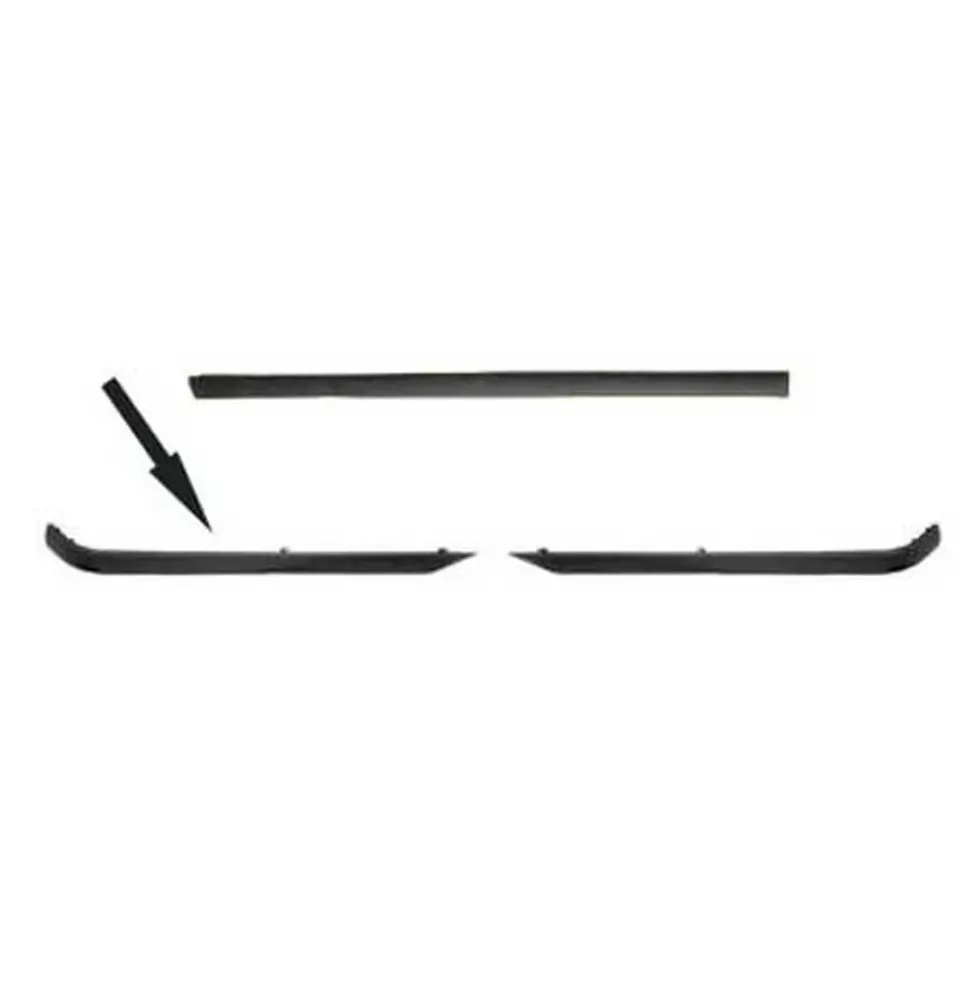 Moulure de pare-chocs arrière droite granuleuse noire pour BMW Série 3 E36 Berline Touring Coupé et Cabriolet (09/1993-) - côté passager