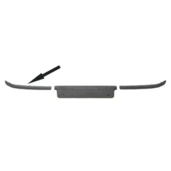 Moulure de protection noire avant droite sur pare-chocs origine pour BMW Série 3 E46 Berline et Touring phase 2 (09/2001-) - côté passager