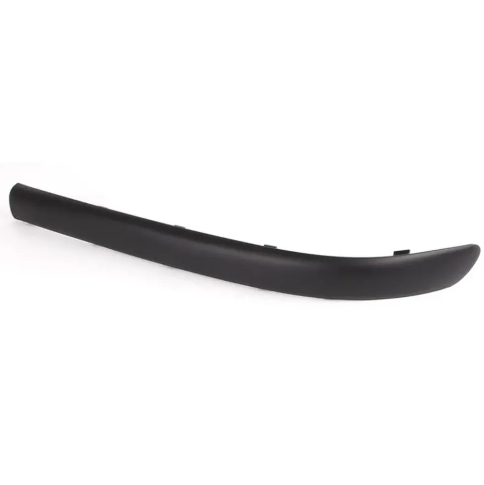 Moulure de protection noire avant gauche sur pare-chocs origine pour BMW Série 3 E46 Berline et Touring phase 2 (09/2001-) - côté conducteur