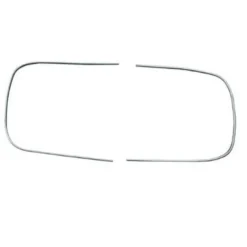 Moulure de vitre arrière aluminium pour Volkswagen Coccinelle 58 ->64