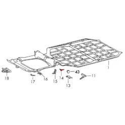 Palier de fixation de train avant DANSK pour Porsche 911 type F, G et 912 (1965-1989)