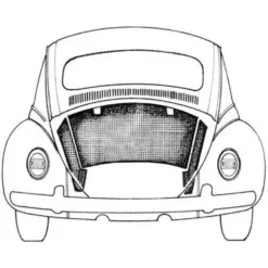 Panneaux insonorisants de compartiment moteur pour Volkswagen Coccinelle - Qualité origine