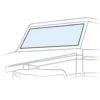 Pare-brise clair pour VOLKSWAGEN 181 et Iltis