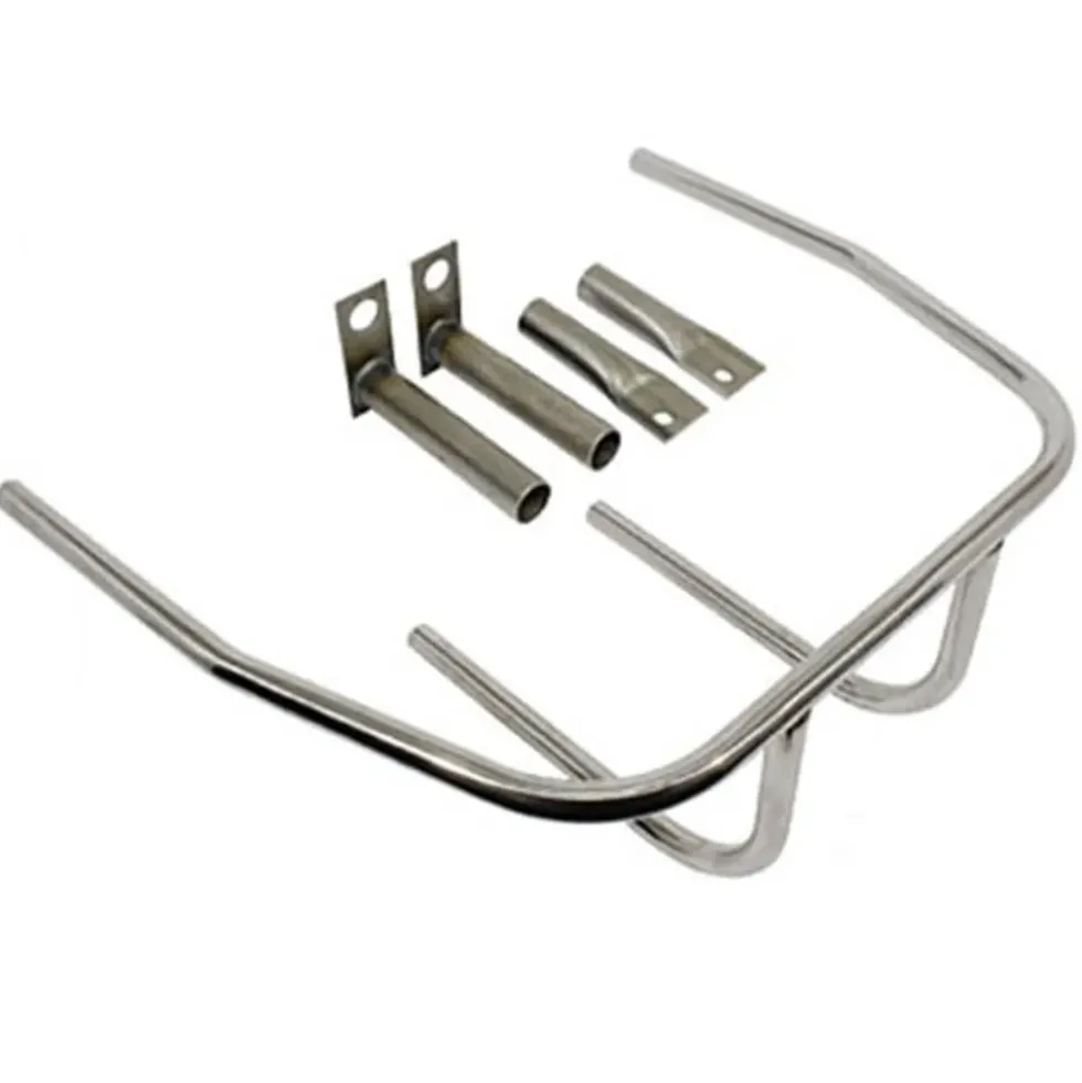 Pare-choc arrière tubulaire type "Offroad" Inox