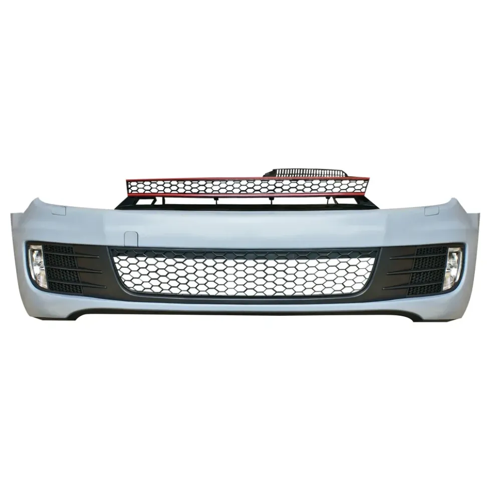 Pare choc avant type GTI avec antibrouillards pour VW Golf 6 - Sans lave phares ni PDC