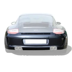 Pare-chocs arrière style GT3 phase 1 en carbone-kevlar pour Porsche 997 (2005-2011)