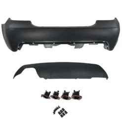 Pare-chocs arrière type M en ABS pour BMW Série 5 E60 et E60LCI Berline (12/2001-12/2009) - avec ou sans PDC