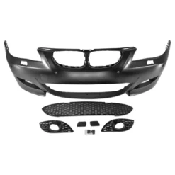 Pare-chocs avant type M en ABS pour BMW Série 5 E60 Berline et E61 Touring phase 1 (12/2001-02/2007) - avec ou sans SRA et avec PDC