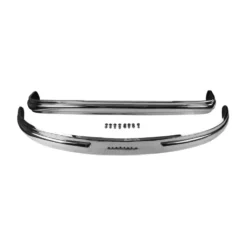 Pare-chocs nervuré Inox pour Bus Volkswagen Combi Split (01/1950-07/1957), la paire