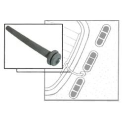 Passe câble pour Lunette AR dégivrante VW Cox (08/1967-)