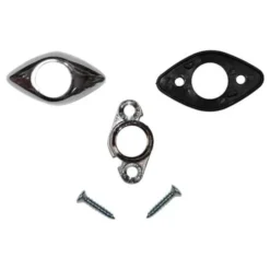 Pied de rétroviseur chromé pour Karmann Ghia 66 ->74