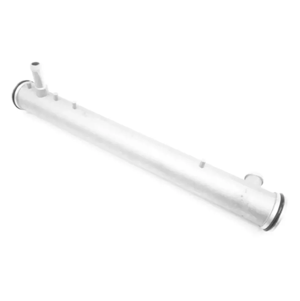 Pipe de raccord en aluminium pour durite d'eau