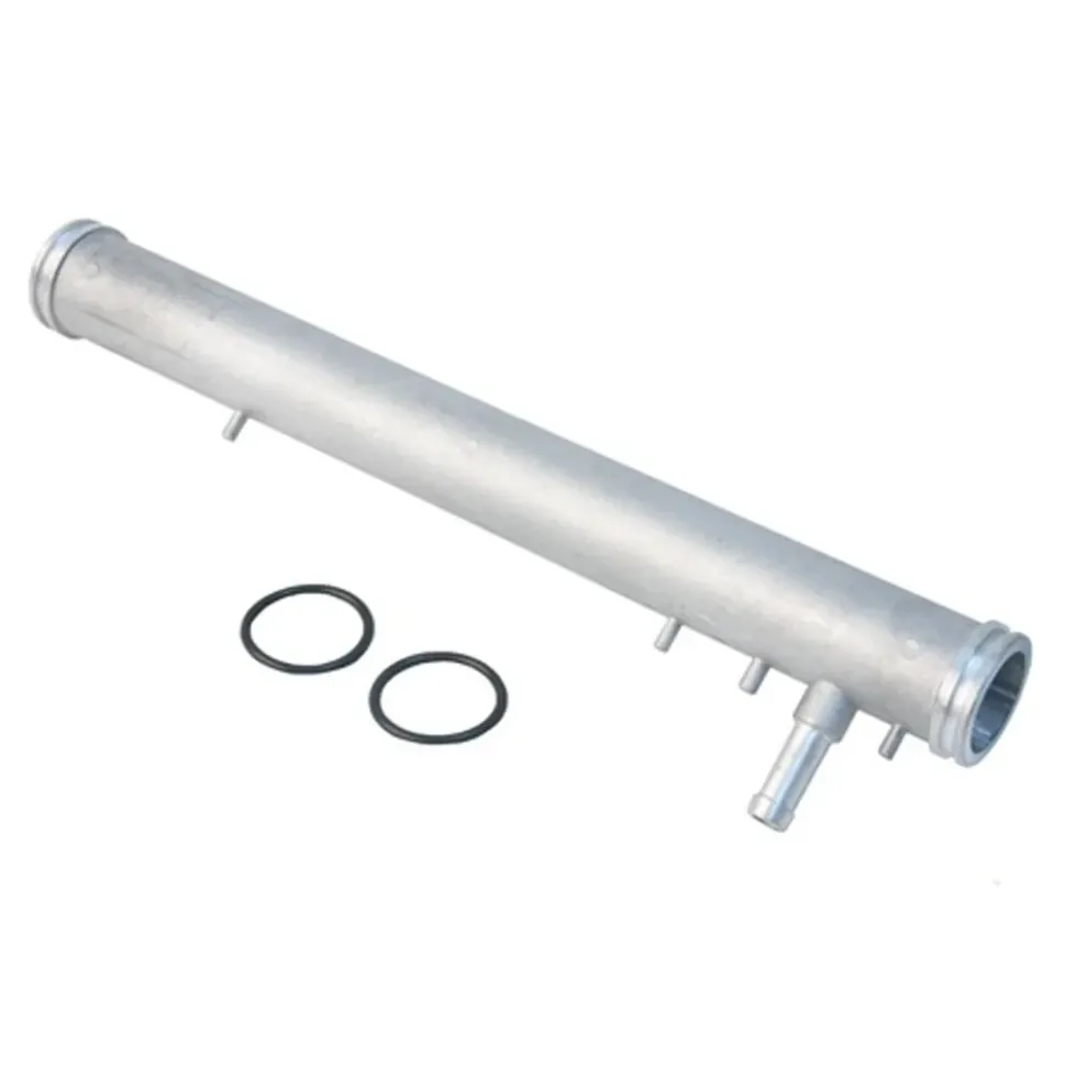 Pipe de raccord en aluminium pour durite d'eau