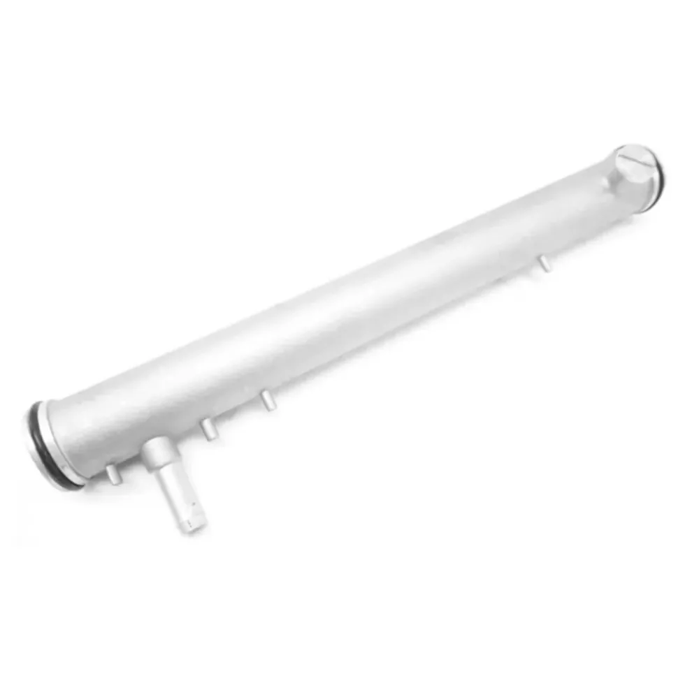 Pipe de raccord en aluminium pour durite d'eau