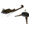 Poignée chromée extérieure de porte avant pour VOLKSWAGEN Combi Bay Window (08/1968-07/1979) et LT (04/1975-12/1995)