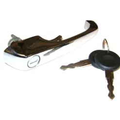 Poignée chromée extérieure de porte avant pour VOLKSWAGEN Combi Bay Window (08/1968-07/1979) et LT (04/1975-12/1995)