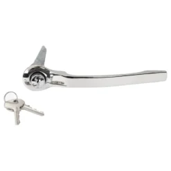 Poignée de porte chromée pour Porsche 911 type F et 912 (1965-1967) - côté droit