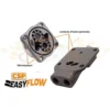 Pompe à huile gros débit CSP "EasyFlow 30mm" entrée / sortie avec soupape de de surpression pour moteur T1 ->71 avec AAC 3 Rivets