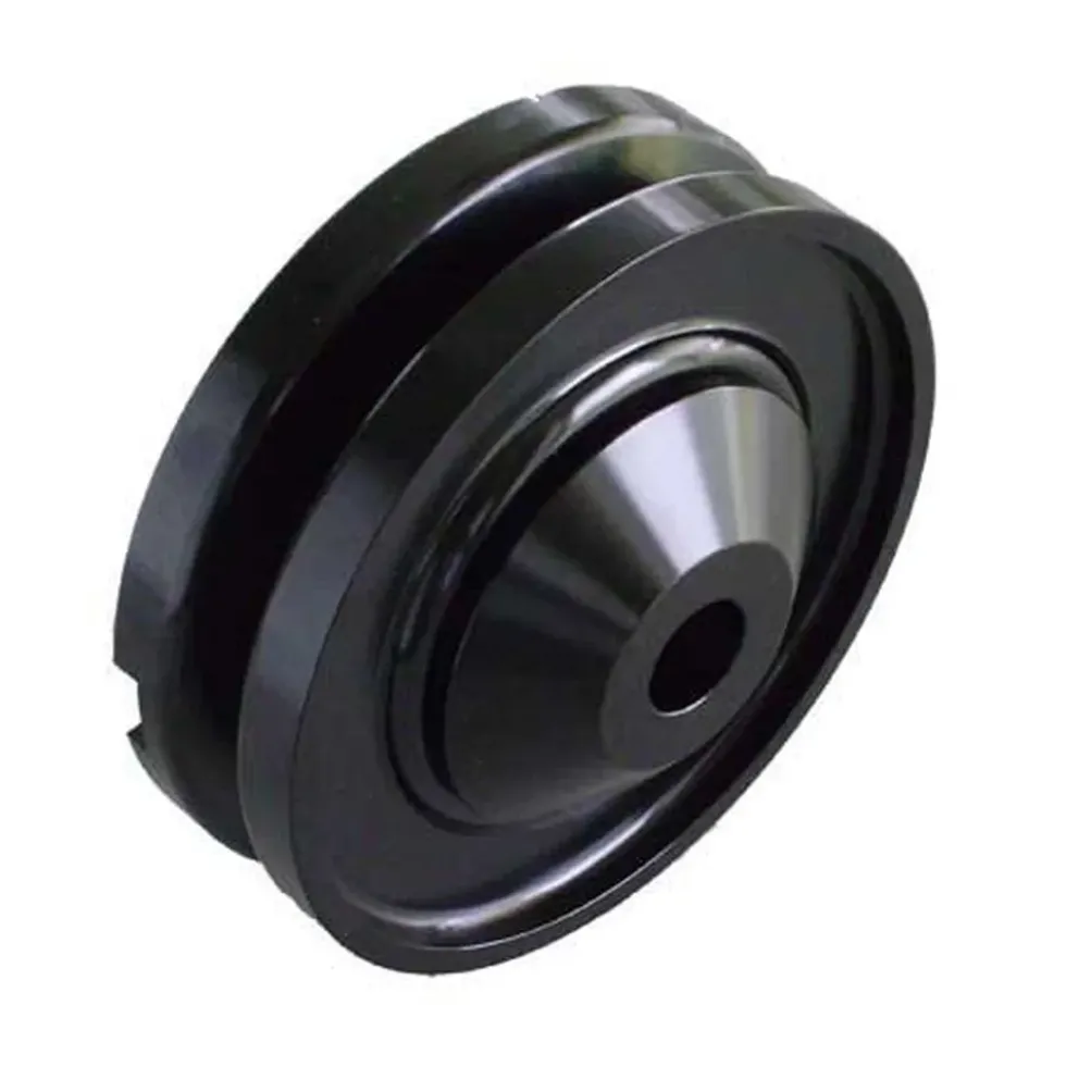Poulie aluminium alternateur type billet noire