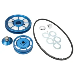 Poulies alu bleues d'alternateur et vilebrequin pour VOLKSWAGEN moteur type 1