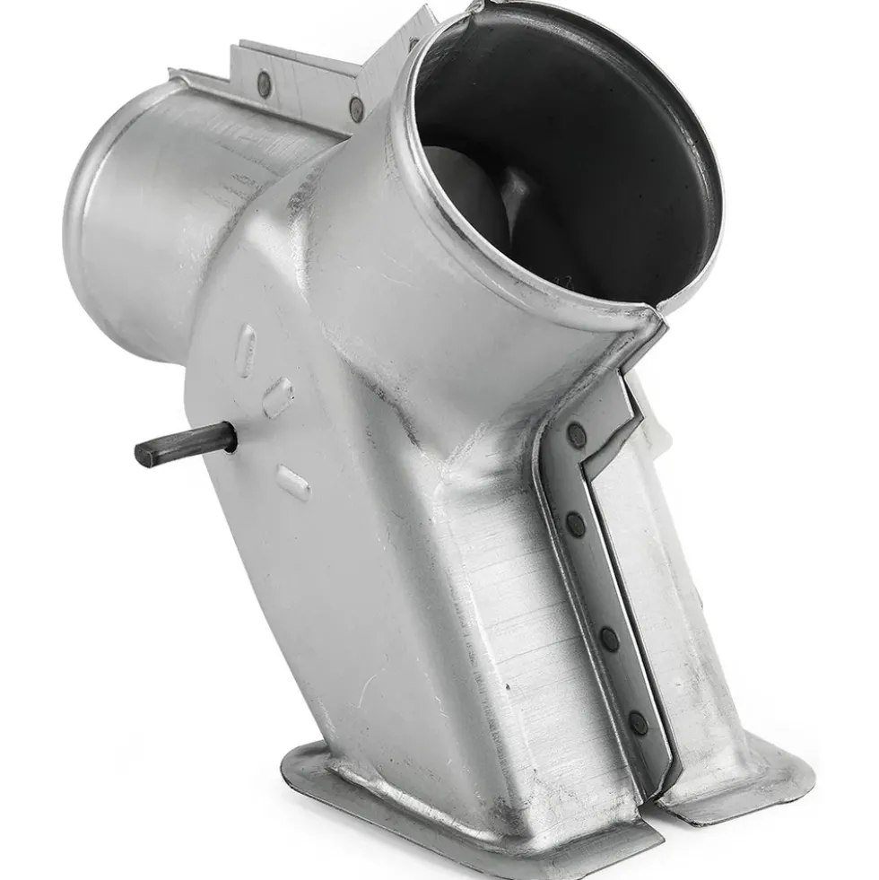 Prise de chauffage double sur tablier pour 2CV fourgonnette