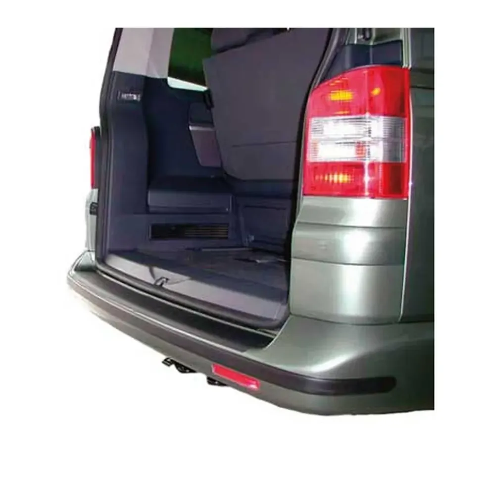 Protection Pare-chocs arrière noir VW T5 jusque 2010 pour parechocs non peints