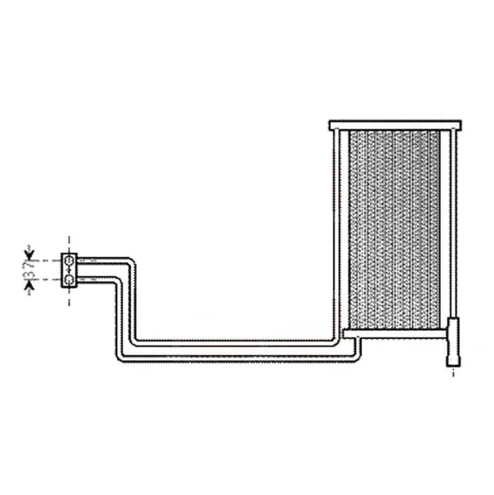 Radiateur d'huile de Boite automatique pour BMW E39