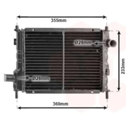 Radiateur moteur pour Rover Mini (10/1992-11/2000)