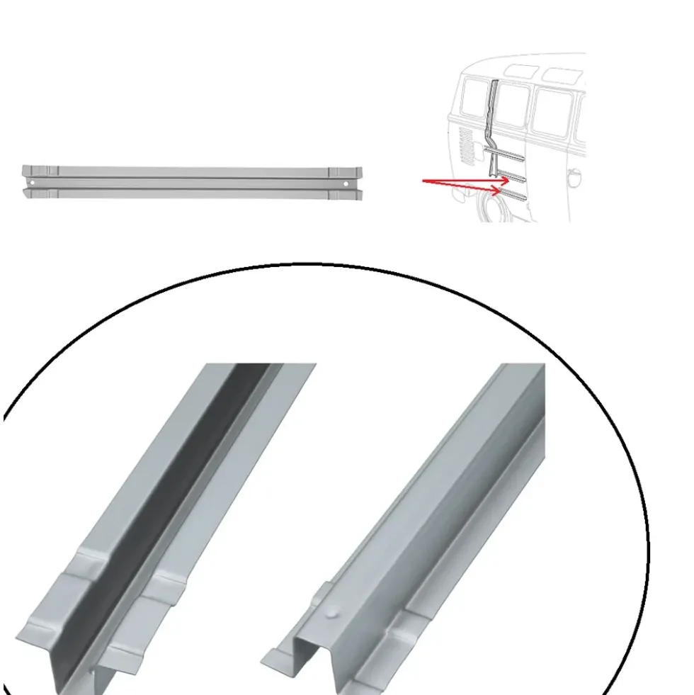 Renfort intérieur de panneau latéral 31 mm pour VOLKSWAGEN Combi Split Brazil (1957-1975)