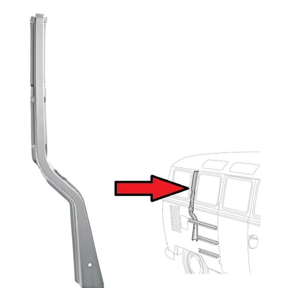 Renfort vertical de panneaux arrière droit pour VW Combi Split