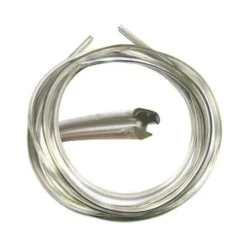 Rouleau 4,12 m de moulure plate chromée pour vitres de VW Golf 1