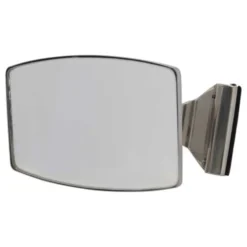 Rétroviseur chromé rectangulaire fixation sur glissière