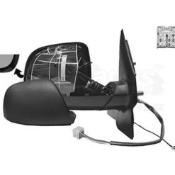 Rétroviseur droit complet électrique à peindre pour VOLKSWAGEN Transporter T5 (10/2009-)