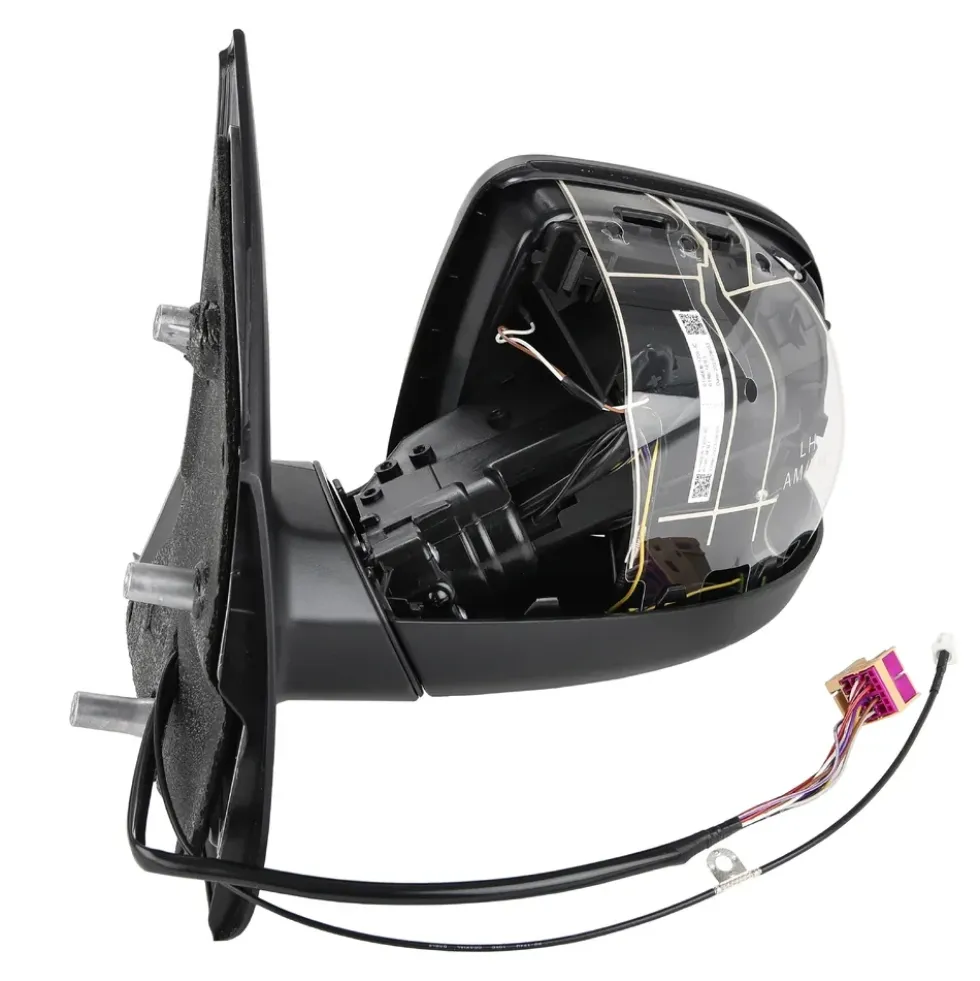 Rétroviseur gauche électrique chauffant dégivrant avec antenne pour VW Transporter T5 de 2003 à 2009