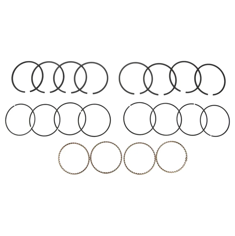 Segments 77 mm - 2 / 2 / 4 mm pour VOLKSWAGEN Combi Split Brazil (1957-1975)