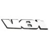 Sigle adhésif 16V rouge sur fond noir pour face arrière de VW Golf 3 GTI 16V (08/1992-08/1997)