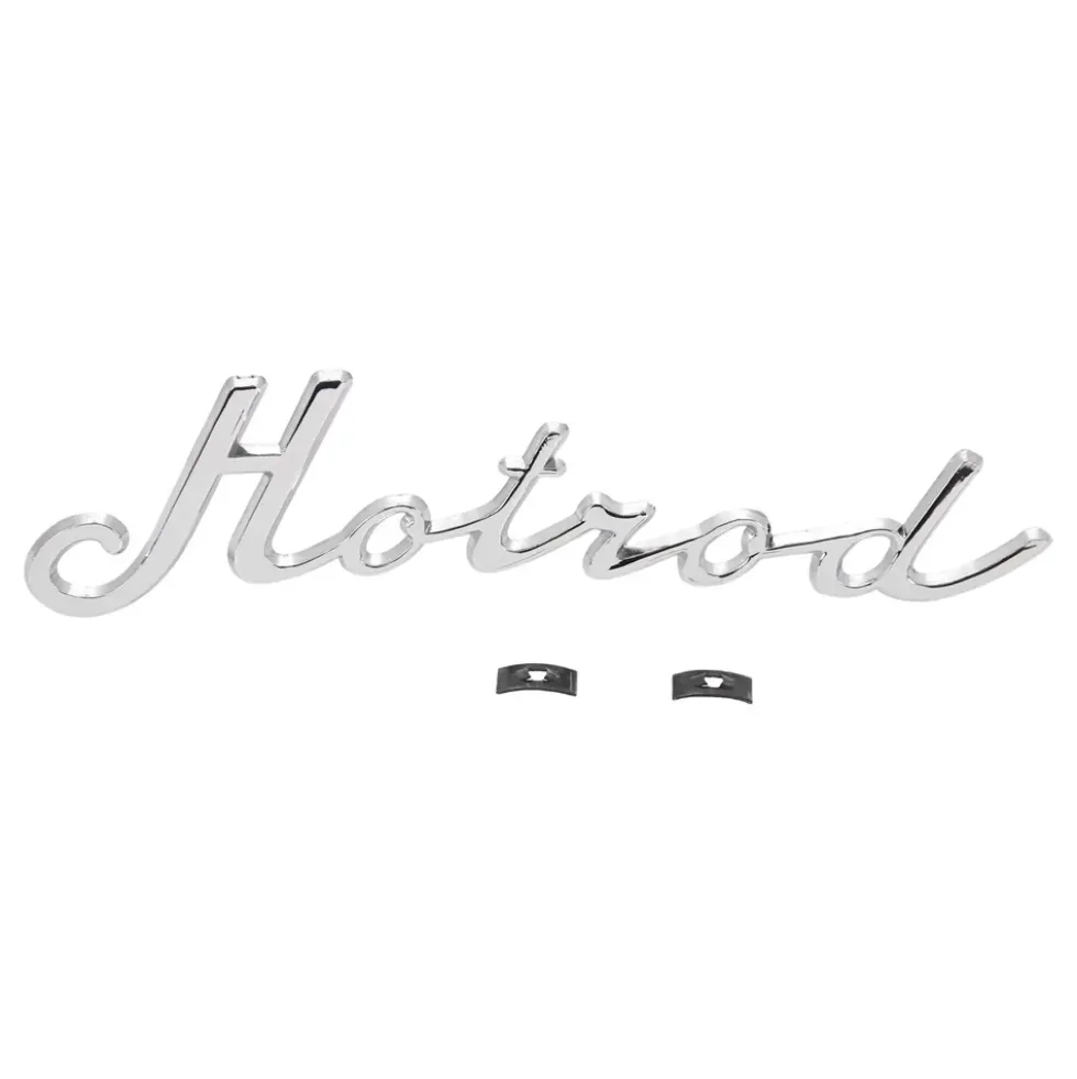 Sigle de carrosserie "HOT ROD" chromé
