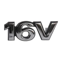 Sigle 16V chromé de calandre pour VW Polo 6N1 (09/1997-06/1999)