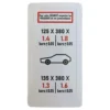 Sticker autocollant de pression des pneus pour Citroën 2cv A/AZAM